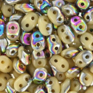 SuperDuo Beads 2.5x5mm Ivory - Vitral